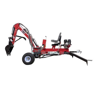 China Self and Power Towable Mini Excavator Backhoe Towable Backhoe with Thumb for sale