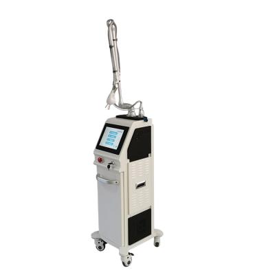 China Anti-puffiness 40W rf tube co2 laser machine lifting partial face skin tightening machine for clinic use for sale