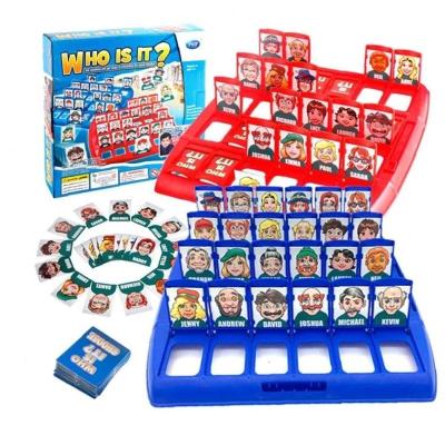 China Cartoon Who Is Him Board Game Family Guessing Games Toys For Office Educational Game for sale