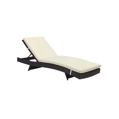 China Traditional Folding Bed Outdoor Swimming Pool Beach Rattan Sofa Recliner Chair Modern Hanging Beach Bed Convertible Lounger for sale