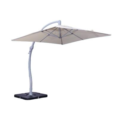 China Wholesale Modern Outdoor Patio Poolside Luxury Aluminum Parasol Pole Umbrella For Cafe 8 Ribs for sale