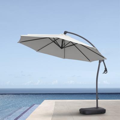 China Modern Parasol 3x3m Garden Parasol Banana Umbrella for sale