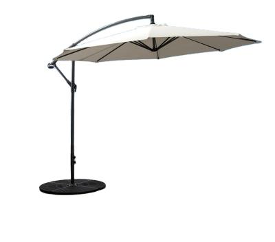 China Modern Outdoor Garden Beach Sun Factory Dia.3m Steel Hanging Parasol for sale