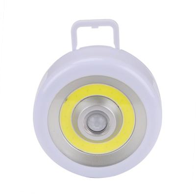 China Modern 3W COB Round Led Sensor Lamp With Sticker Motion Night Lights for sale