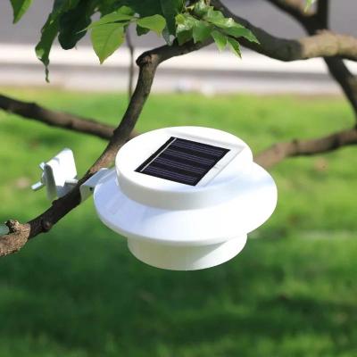 China New Solar Power Fence Light 3leds Solar Round LED Shaped Waterproof Twig Tree Balcony Path Deck IP65 Garden Landscape Lighting for sale