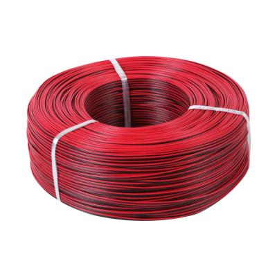 China 2468 20 A.W.G. electrical 2 Pin Red and double black parallel cable for sale