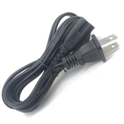 China Construction US SPT-2 C7 Figure 8 Power Cord 2 Prong Cable 1.5m for sale