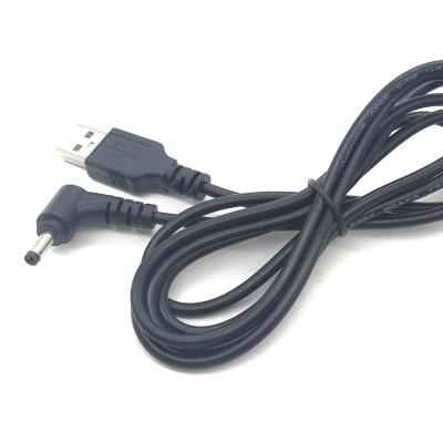 China Build 2464 22AWG 4.9ft (1.5m) USB 2.0 A Male To DC 4.0x1.7mm 5 Volt DC Straight Angle Power Cable for sale