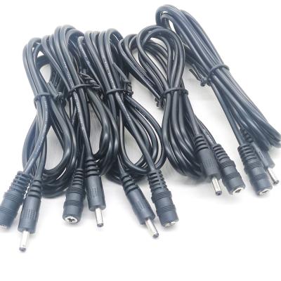 China Industrial Equipment 22AWG Male To Female Cable 5ft 1.35*3.5mm Compatible With 5V DC Adapter Cord For Standalone CCTV Security Camera IP DV Camera for sale