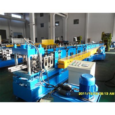 China Building Material Shops 80 90 100 120mm Upright Shelving Roll Forming Machine Supplier in China for sale