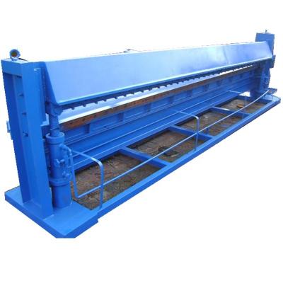 China Building Material Shops 4M Length Manual Metal Sheet Cutting And Bending Machine for sale