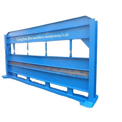 China Building Material Shops PPGI GI Steel Coil 6m Width Steel Sheet Hydraulic Bending Roll Forming Machine for sale