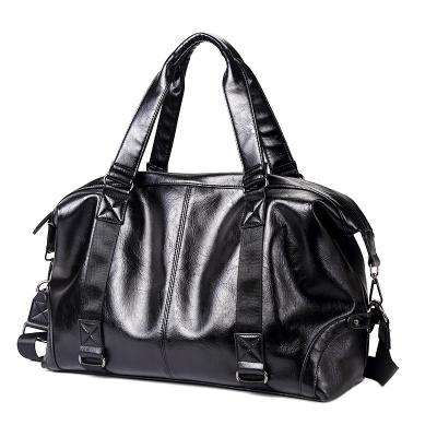 China Vintage Retro Luxury Leather Carry On Handbag Business Travel Luggage Duffel Bags Overnight Wekend Bag for sale