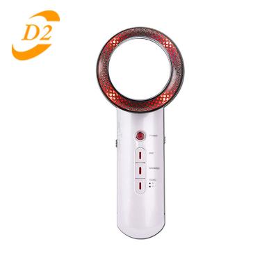 China D2 Weight Loss Beauty Product Fat Burner 3 In 1 Infrared Ultrasonic Anti Cellulite Weight Loss Massager EMS Infrared Body Slimming Machine for sale