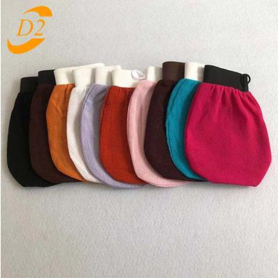 China EXFOLIATING Wholesale Shower Bath Scrub Squishy Glove Exfoliating Body Scrub Tan Massage Mitt Removal Facial Exfoliate Peeling Glove Towel for sale