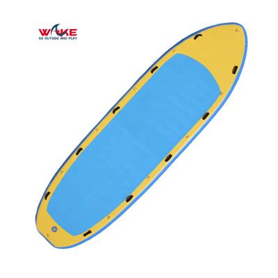 China Team Person SIP Mega Pallet Large Stand Up Board Unisex Multi Inflatable Paddle Board for sale