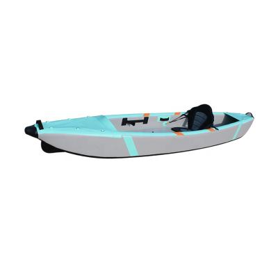 China PVC+Drop Stitch PVC Inflatable Drift Sports Kayak Set For Sea for sale