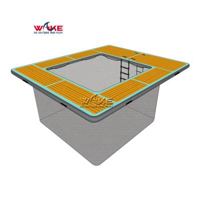 China PVC+Drop Dot Inflatable Fitness Sea Swimming Pool for sale