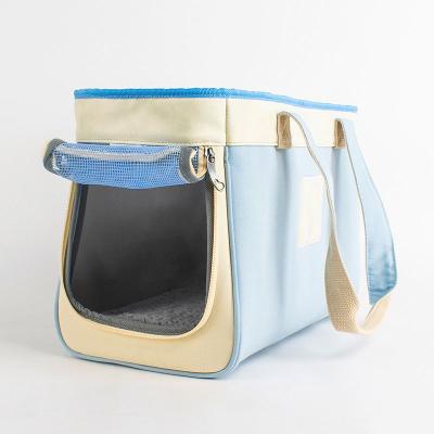 China Cute Viable Purse Carrier Large Pet Carrier Bag Portable Pet Rolling Carrier for sale