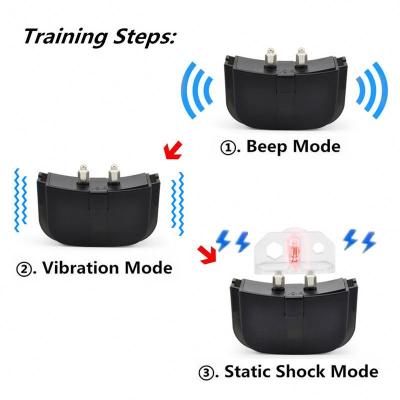 China Sustainable Training Collar Rechargeable Electric Dog Training Collar For Dog Anti Bark Training Collar for sale