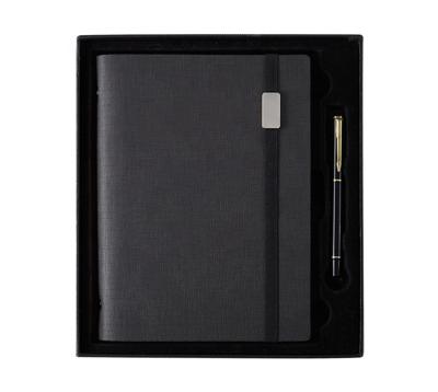 China A5 Aesthetic Personalized Leather Composition Book Loose Leaf Small PU Leather Notebook With Gift Box for sale