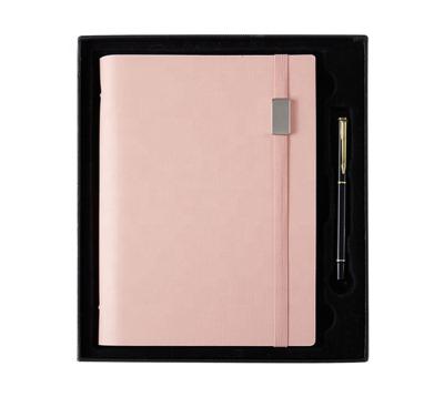 China Composition Book Books Journal Hardcover Pocket Loose-Leaf Hardcover Book Gift Set Custom Premium Notebook for sale