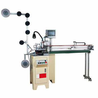 China Automatic Zipper Making (O/E) Cutting Machine Of Open End Metal Zipper Making Machine Line for sale