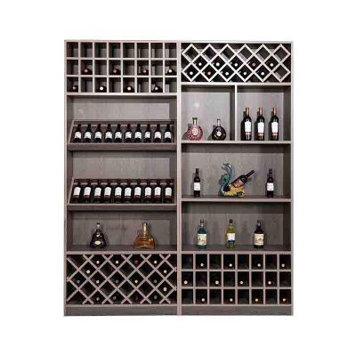 China Modern Simple Single-Sided Shelves Supermarket Wine Cabinet Liquor Display Rack Commercial Multifunctional Wine Shelf Display for sale