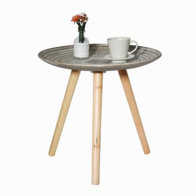 China Newest fashionable cheap modern marble sidetable Europe / USA manufacturers serving wood tray for sale