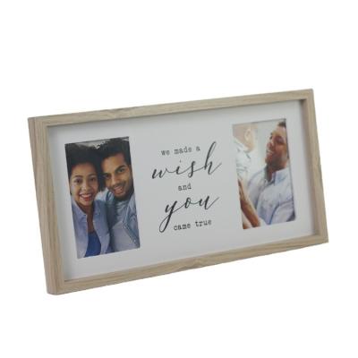 China Custom Size JY11011 High Quality Beautiful Wood Logo Square Photo Picture Frame for sale