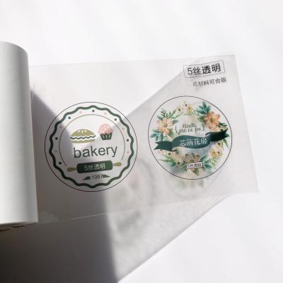 China OEM Custom ODM Logo Sticker Brand Waterproof Sticker / Die Cut Waterproof Labels Sticker Paper Vinyl Material For Packaging for sale