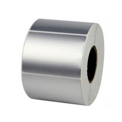 China Waterproof Self Adhesive 50mic Brushed Silver PET Sticker Film In Sheets Or In Rolls for sale