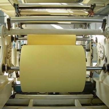 China ANTISTATIC Release Silicon Plant Jumbo Roll White / Yellow Paper for sale