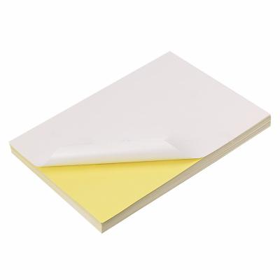 China 80G ANTISTATIC HIGH QUALITY SELF ADHESIVE WOODEN FREE PAPER FOR LABELS PAPERS ELF MIRROR COAT CONVENTIONAL ADHESIVE PAPER for sale