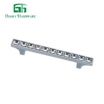 China Wholesale High Quality Modern Diamond Crystal Knob Drawer Handle for sale