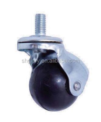 China PP Ball Caster / PP Rubber / Rubber , Sofa Swivel Trackball Caster for sale