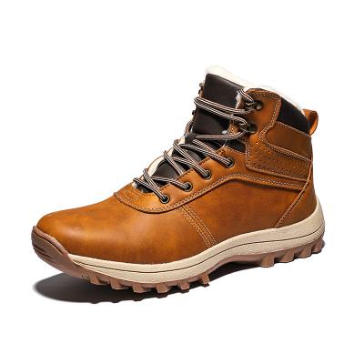 China Wholesale 2021 fashion trend men's autumn and winter snow boots warm upper machining anti-skid boots for sale