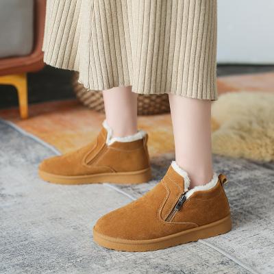 China 2021 Fashion Trend Wholesale Winter Women's Snow Boots Girls Lady Short Fluff Bows Ankle Boots Women's Shoes For Women for sale