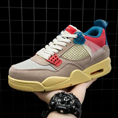 China 2021The Latest Wholesale High Quality Rubber Men's Sports Professional Training Basketball Shoes For Men for sale