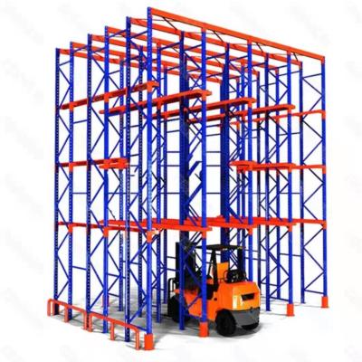 China Corrosion Protection Heavy Duty Folding Metal Storage Rack - Drive-In Racking System For Warehouse for sale