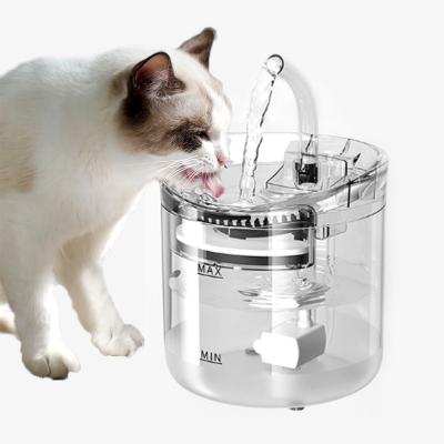 China Smart Automatic Dog Cat Water Drinking Fountain Automatic Mute Pet Filter Circulating Water Dispenser for sale