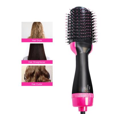 China Negative Ions Do Not Hurt Negative Ion Straightener Comb Brush Volumizer Hair Care Hair Negative Hot Airbrush And One Step Hair Dryer for sale