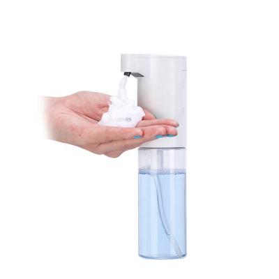 China Mini Portable Infrared Sensor Hand Sanitizer Bottle Touchless Induction Foam Automatic Sensing Soap Dispenser for sale