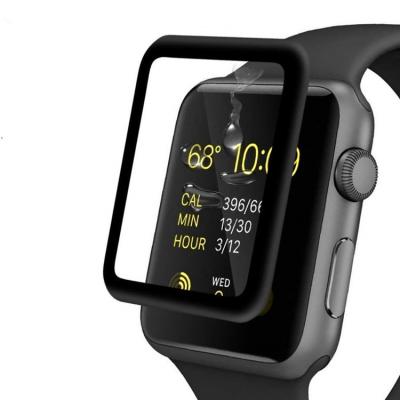 China Wholesale Smart Watch Bubble Free Tempered Glass For Smart Watch 99% High Clear Apple Watch Glass Screen Protector Japan + AB Glue AAA Grade for sale