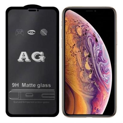 China Custom Wholesale Mobile Phone 9h Game 2.5d Explosion-proof Glass Matte Tempered Glass Screen Protector for sale