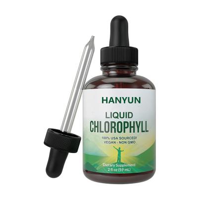 China Boosts Immune System HANYUN-Premium Liquid Chlorophyll Drops For Water Used As Internal Deodorant, Natural Energy Booster And Immune Support Supplement for sale