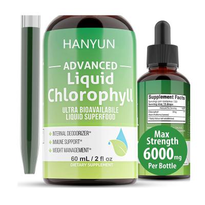 China Boosts Immune System HANYUN-Private Label Potent Antioxidant Vegan Liquid Chlorophyll Drops For Weight Loss Anti Aging for sale