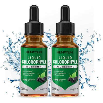 China Boosts Immune System Pure Chlorophyll HANYUN- 100% Liquid Drops Extract Herbal Custom Bulk Liquid Chlorophyll for sale