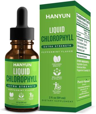 China Boosts Immune System Private Label Chlorophyll Liquid Energy Boost Herbal Bulk Liquid Chlorophyll & Support Immune Chlorophyll 59ml for sale