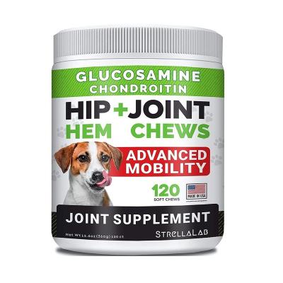 China Hanyun Stocked Hip & Joint Supplement for Dogs with Chondroitin MSM - Mobility Support Pain Relief Advanced Joint Health for sale